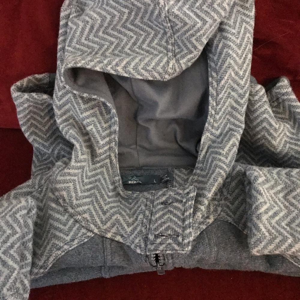 Prana L wool jacket. Teal/blue